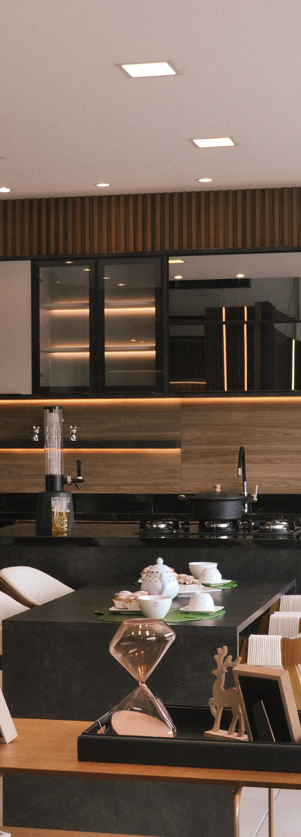 Cozinha Gourmet Painel Ripado