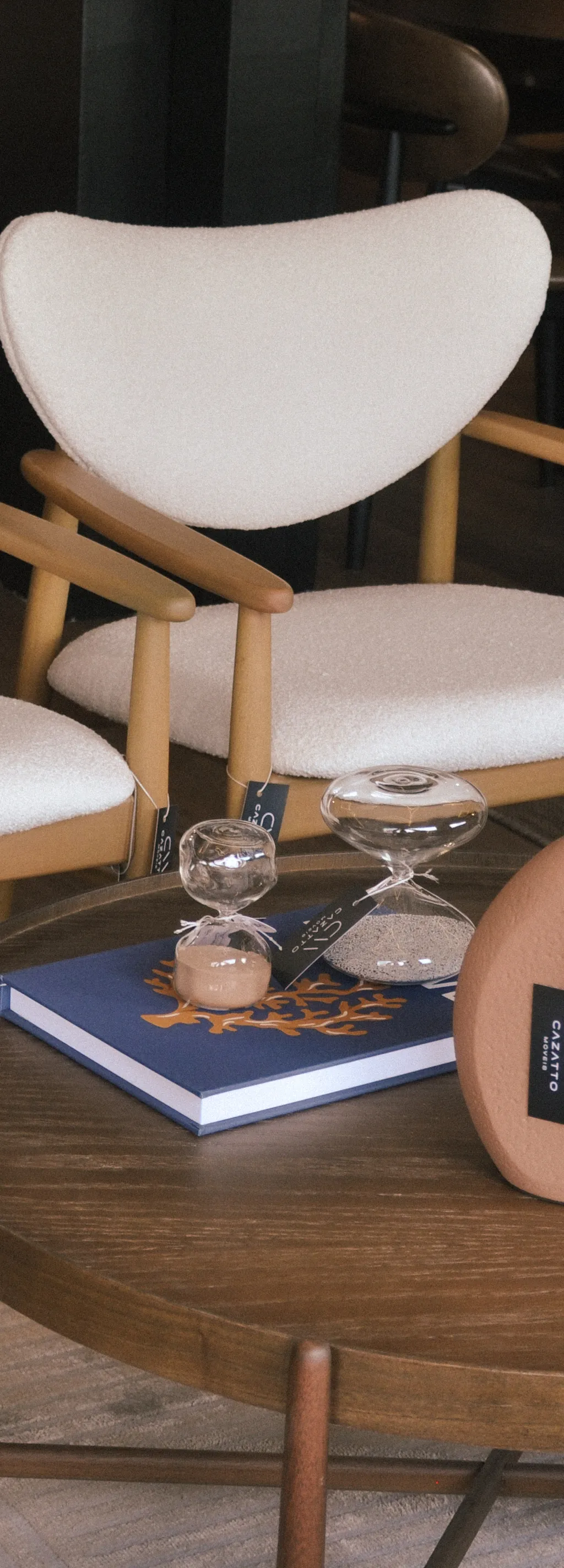 Lounge com Poltronas Bouclé